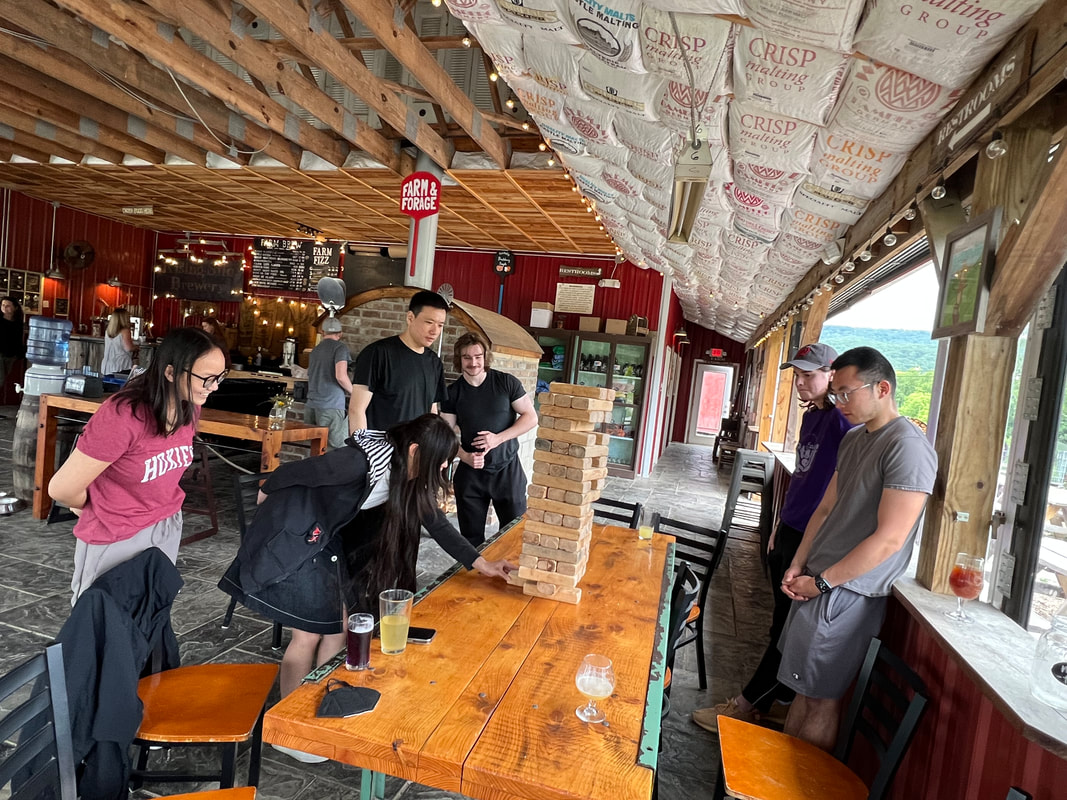 Happy hour at Rising Silo Brewery