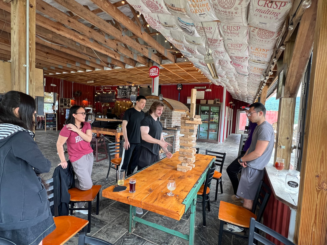 Happy hour at Rising Silo Brewery