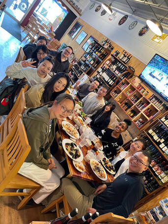 Group dinner gathering